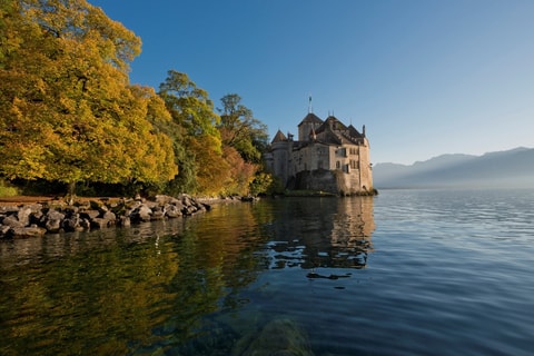 Herbst im Schloss Chillon