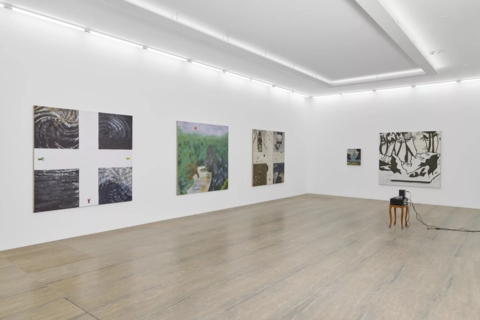 Yann Stéphane Bisso, Pas-châssés, 2025, vue d'exposition
