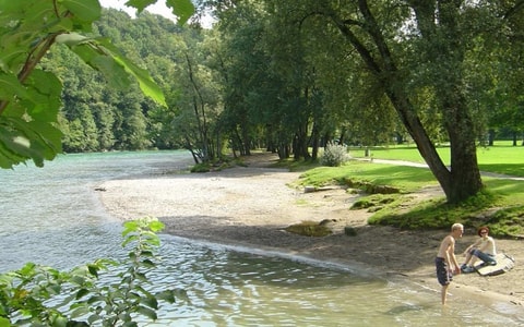 Aare Flussbad Eichholz