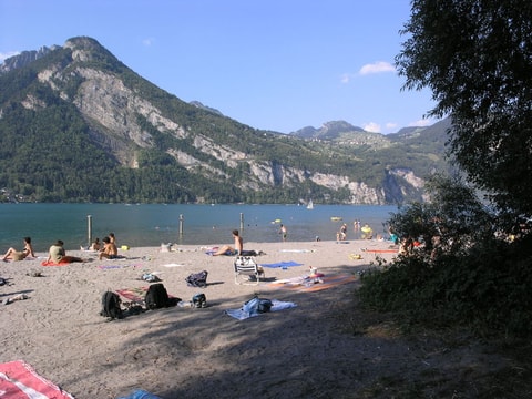 Badestrand Gäsi am Walensee
