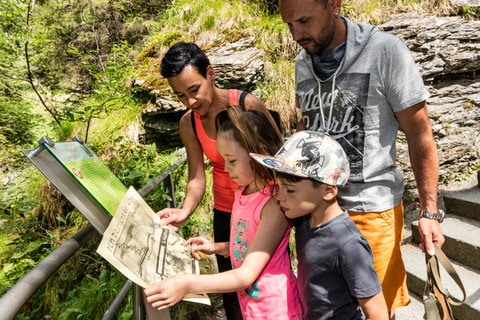 Schatzsuche in der Viamala-Schlucht bei Thusis