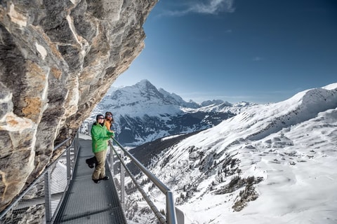First Cliff Walk auf Grindelwald-First