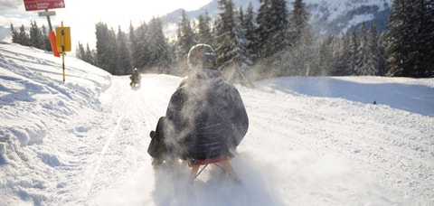 Schlittelvergnügen in Lenzerheide