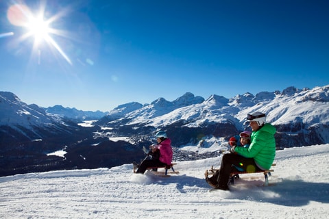 Schlittelplausch im Engadin