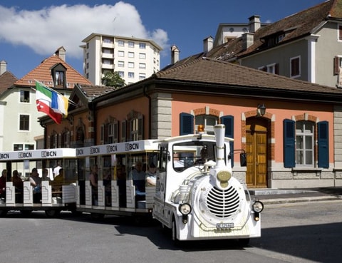 Mini-Zug von La Chaux-de-Fonds und Le Locle