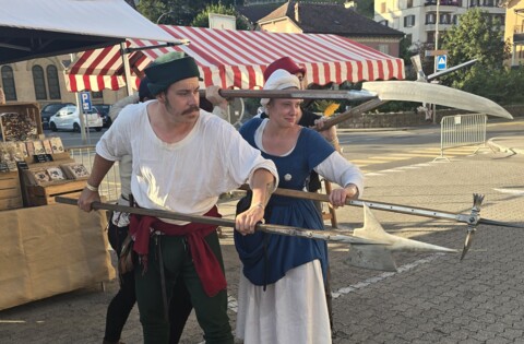 Fête médiévale au Château de Grandson (VD)