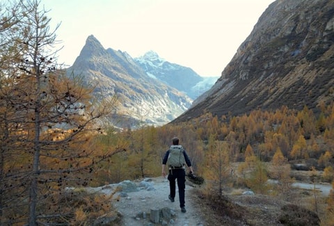 Une balade automnale dans le val d&rsquo;Hérens (VS)
