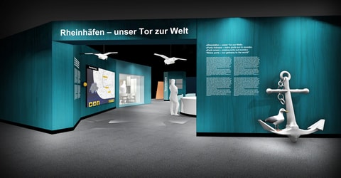 Neue Ausstellung «Rheinhäfen – unser Tor zur Welt» eröf...