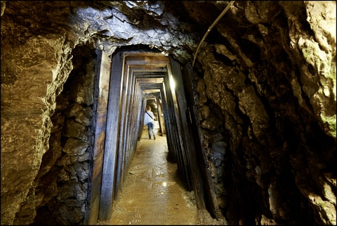 TrekkMines Le Coulat im Salzbergwerk Bex