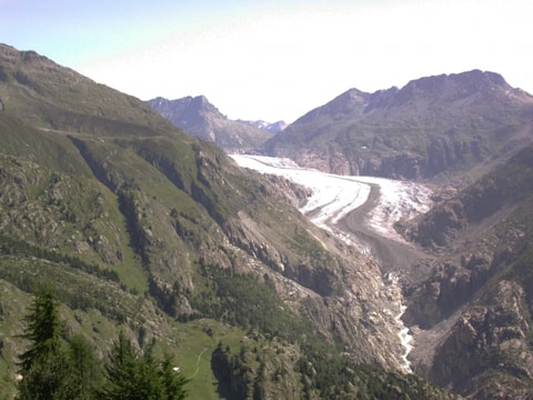 Wandern von der Belalp auf die Riederalp