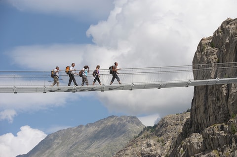 Hängebrücke Aletschji Belalp-Riederalp