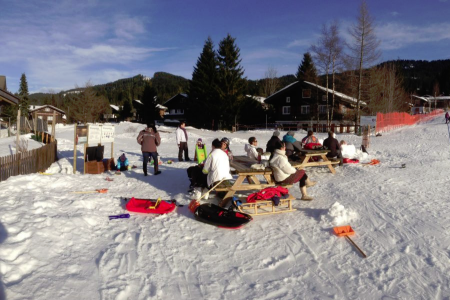 Skigebiet - Skilift Brunni Alpthal