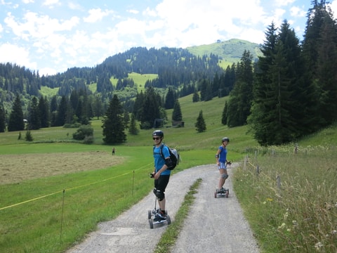 Mountainboarden am Rinderberg
