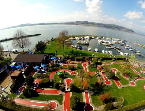 Minigolf in Murten