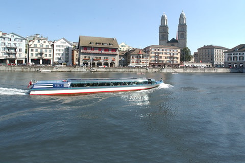 Schifffahrt auf der Limmat