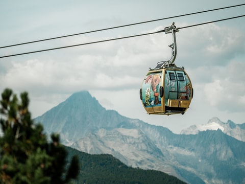 Märchen-Gondelbahn Grächen - Hannigalp