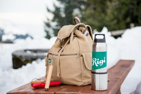 "Rucksack to go" für den Winter auf der Rigi Kulm