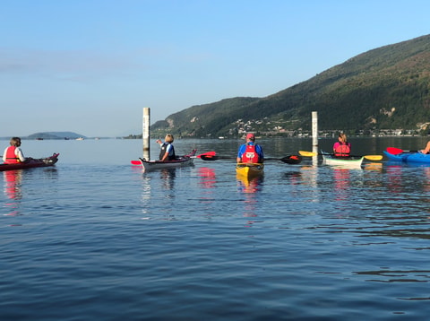Kanufahren auf dem Bielersee