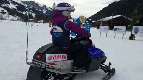 E-Snowmobile-Park Lenk
