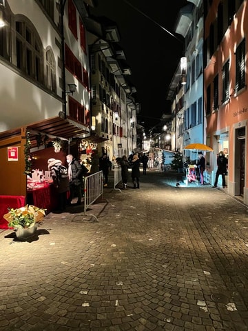 Adventsmarkt in der Zuger Altstadt