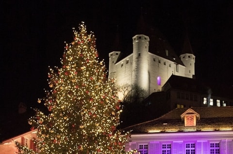 Lichtnacht auf dem Thuner Schlossberg