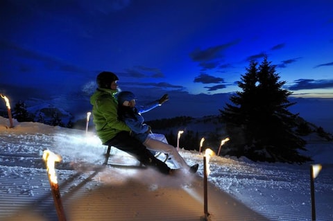 Silvester-Schlitteln auf der Rigi