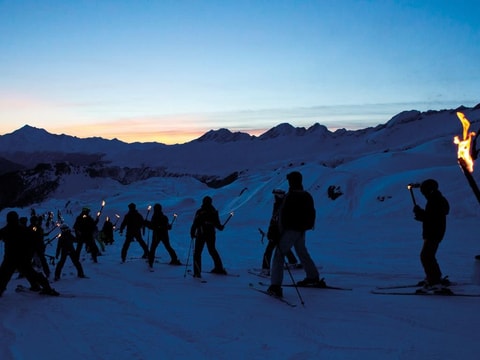 Fackelabfahrt auf der Riederalp