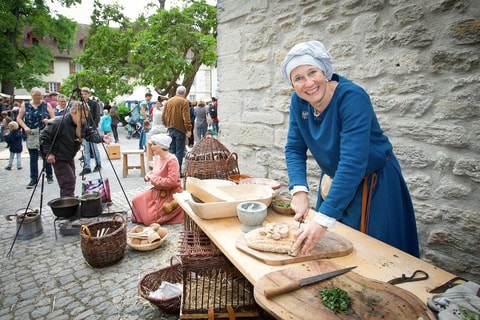 Mittelaltermarkt auf Schloss Lenzburg