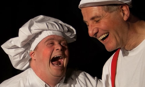 Olli Hauenstein und Eric Gadient mit "Clown-Syndrom"