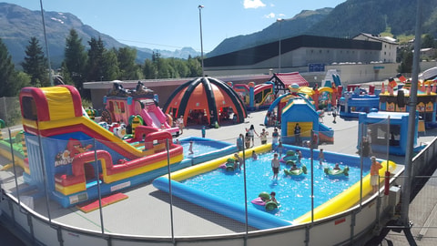Hüpfburgen-Funpark in Birsfelden