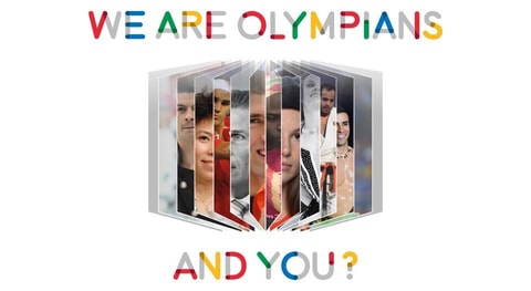 «We are Olympians, and you?» im Olympischen Museum