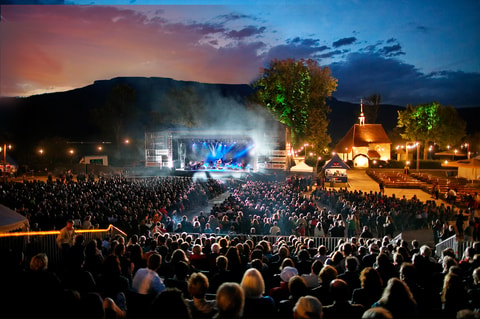 Festival St. Peter at Sunset