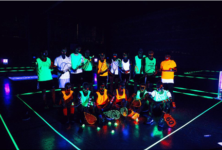 Blackminton® Party in der Badi Heiden