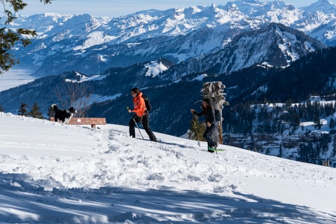 Schneeschuhtour «3 Gänge - 3 Gastgeber»