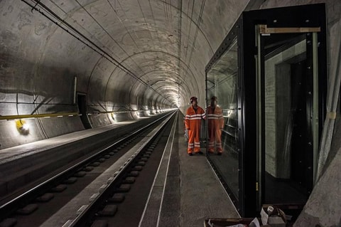 Besichtigung des Gotthard-Tunnels