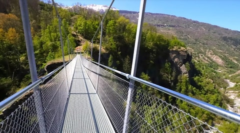 Hängebrücke Gorges de la Borgne