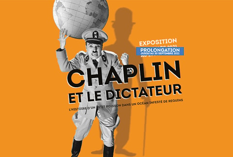 Ausstellung "Chaplin und der grosse Diktator" in Corsie...