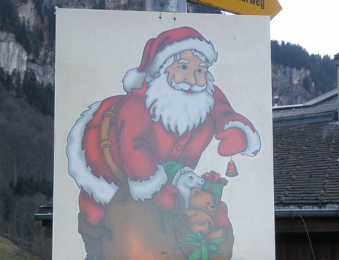 Samichlaus-Besuch im Weisstannental