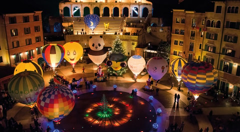 Ballonglühen im Europa-Park