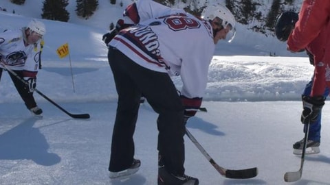 Iglu-Hockeyturnier in Gstaad