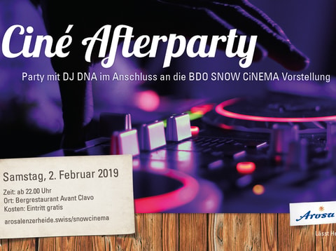 Ciné Afterparty in der Lenzerheide