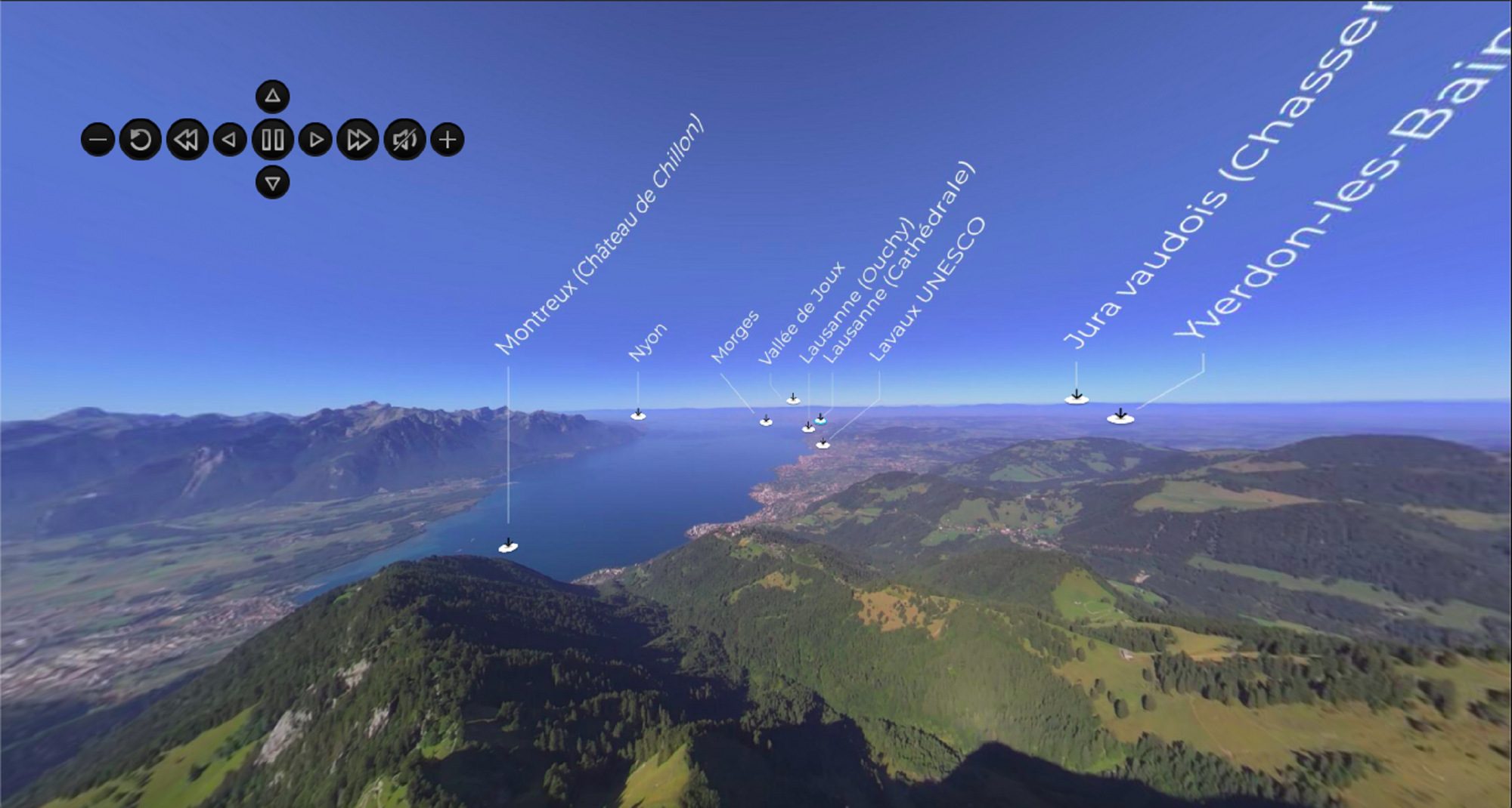 expériences virtuelles 360° en 3D du canton de Vaud