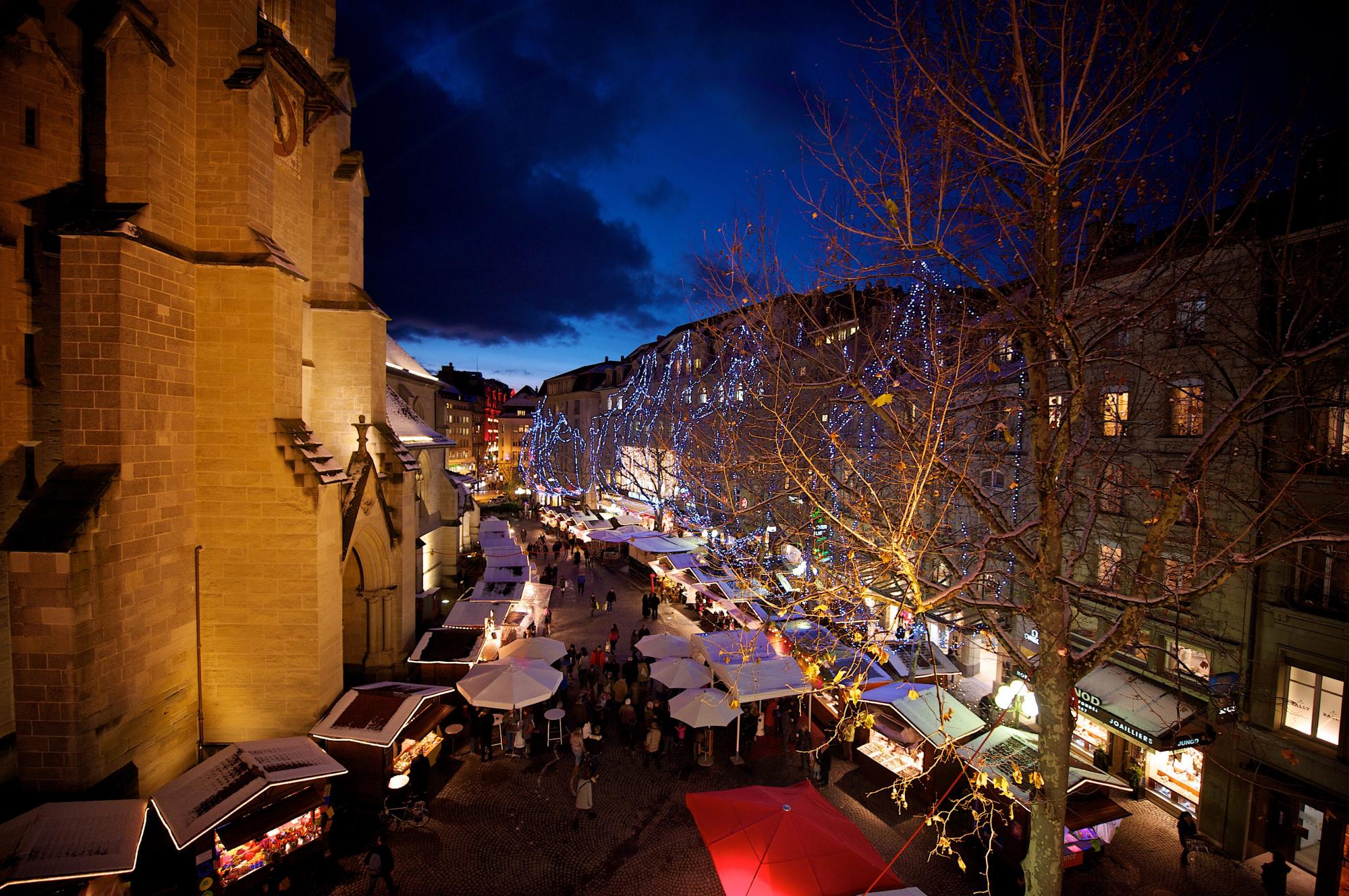 Bô Noël, Christmas market in Lausanne  Visit