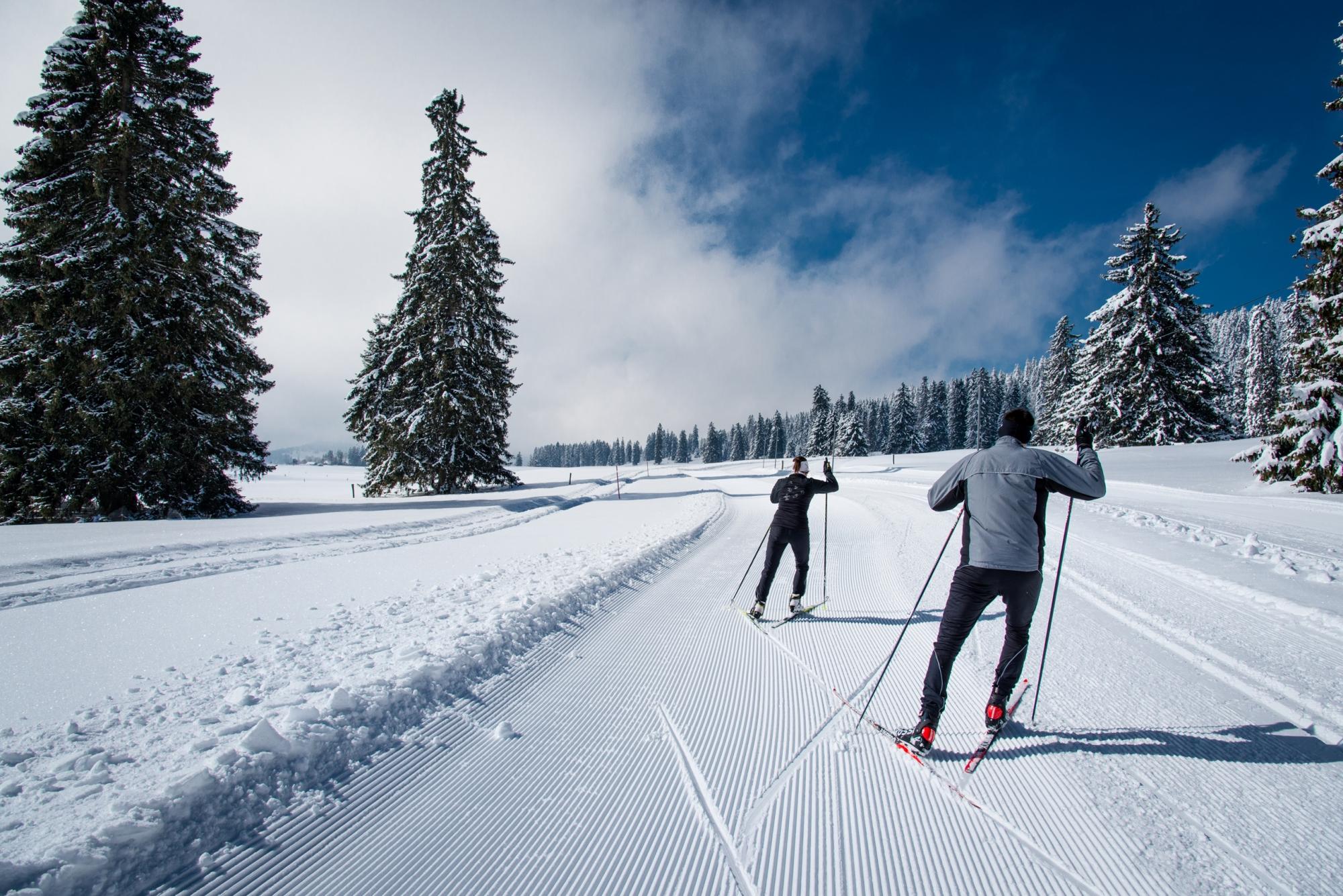 Tracés de ski de fond