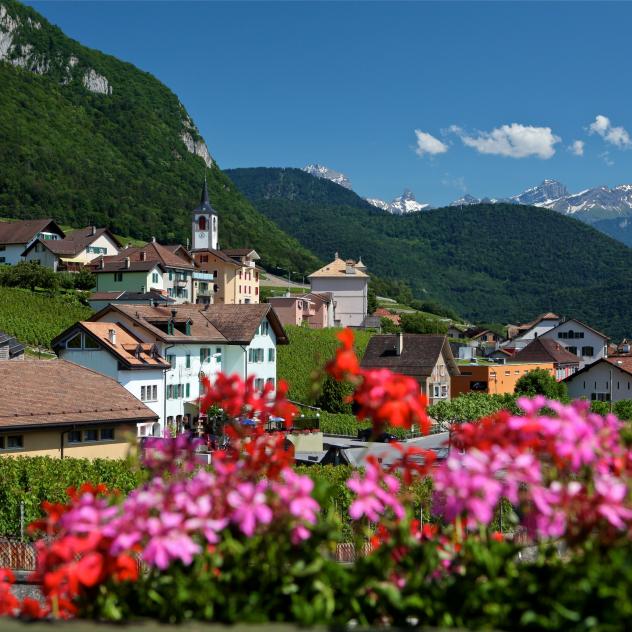 Yvorne, classé parmi les plus beaux villages de Suisse