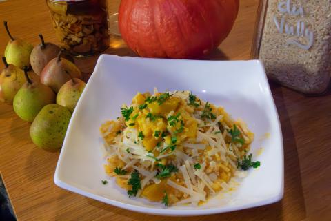 Pumpkin risotto