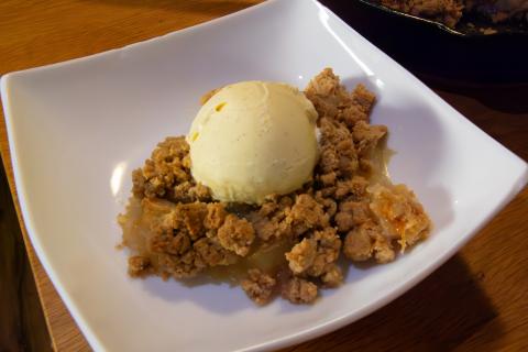 Apple crumble