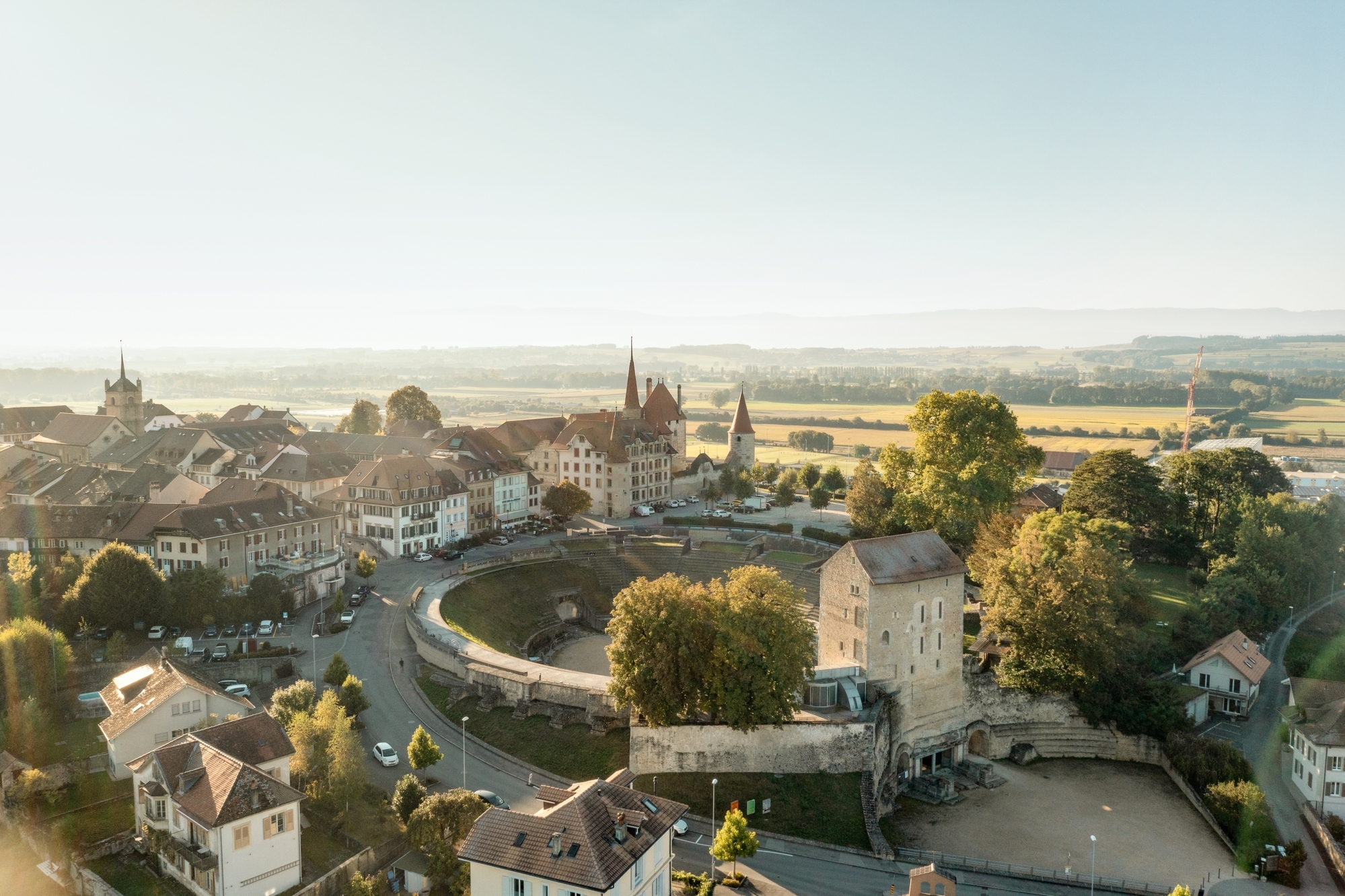 Vue d'Avenches