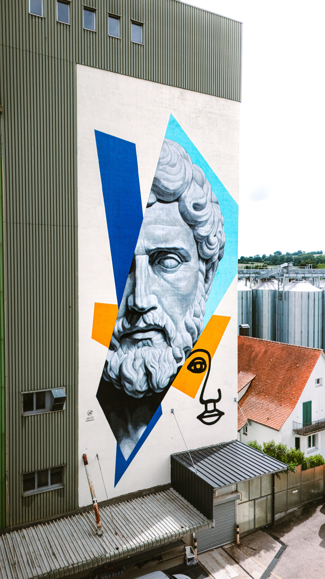 Marc-Aurèle - Fresque de César Malfi pour ArtiChoke
