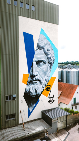 Marc-Aur&egrave;le - Fresque de C&eacute;sar Malfi pour ArtiChoke